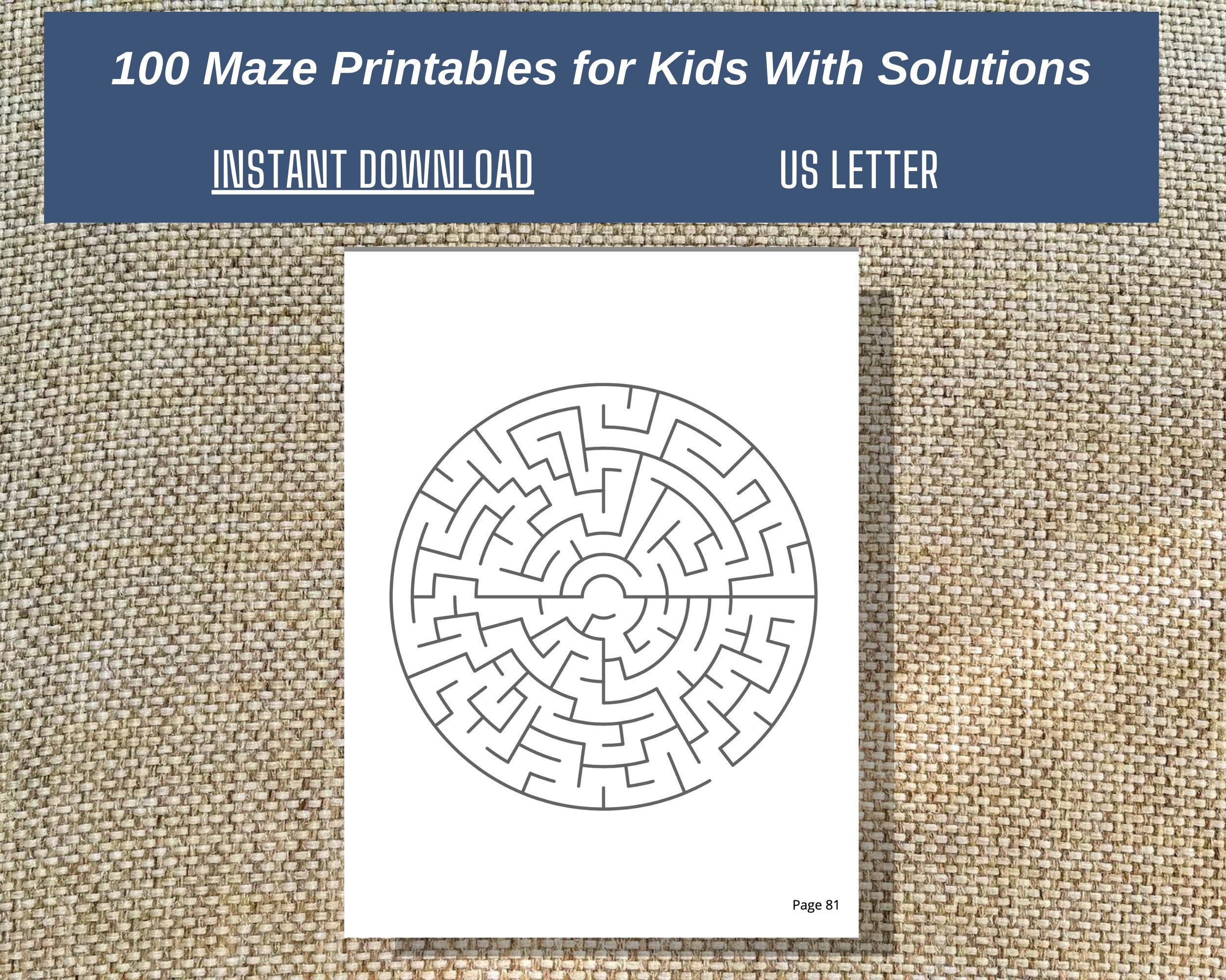 100 Printable Maze Puzzles For Adults And Teens Brain Games For Adults And Teens Instant Download Maze Puzzle Printable Etsy