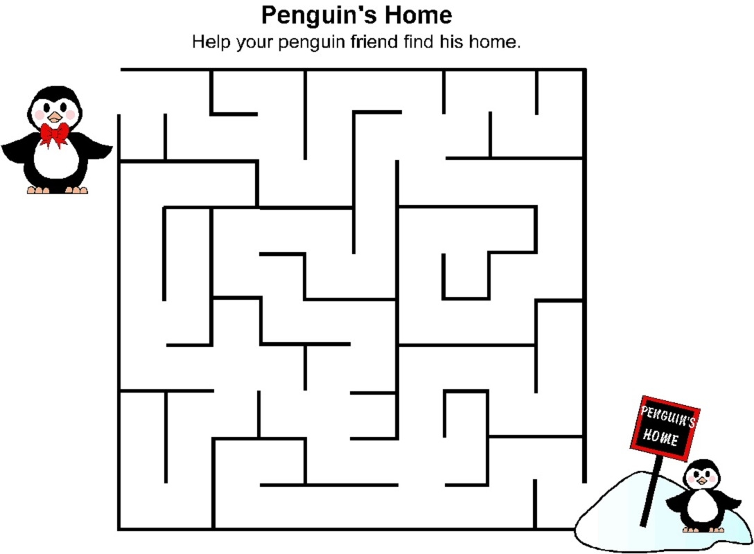 Find The Maze Worksheet