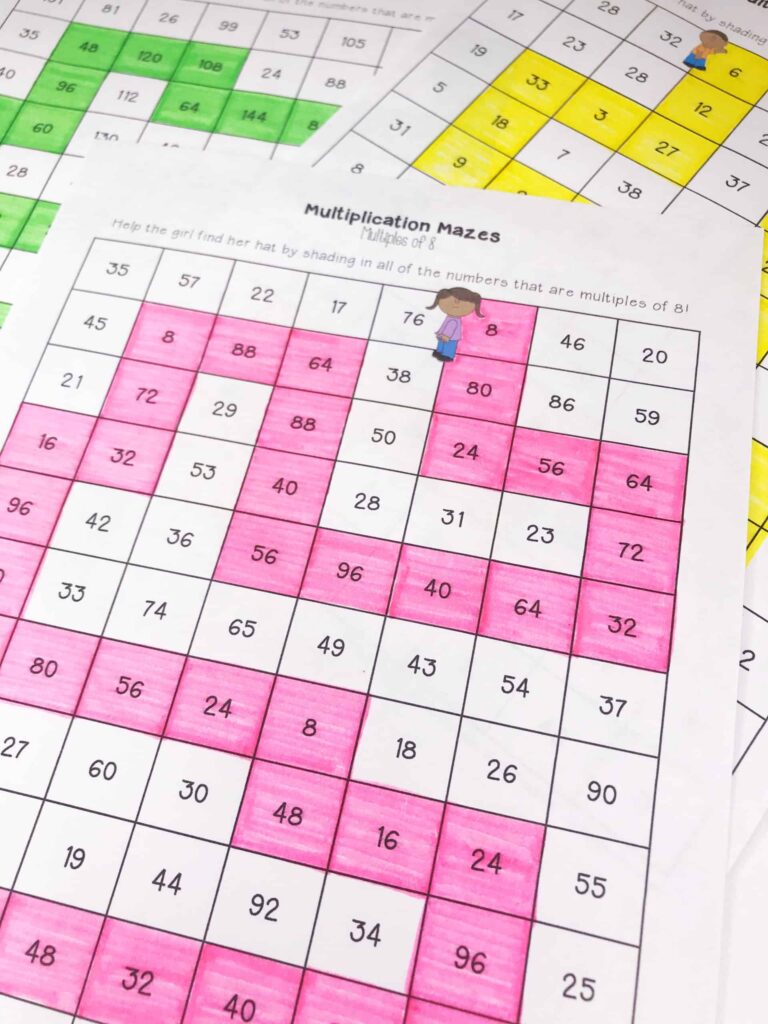 A Free Resource For Practicing Multiples Teaching Made Practical