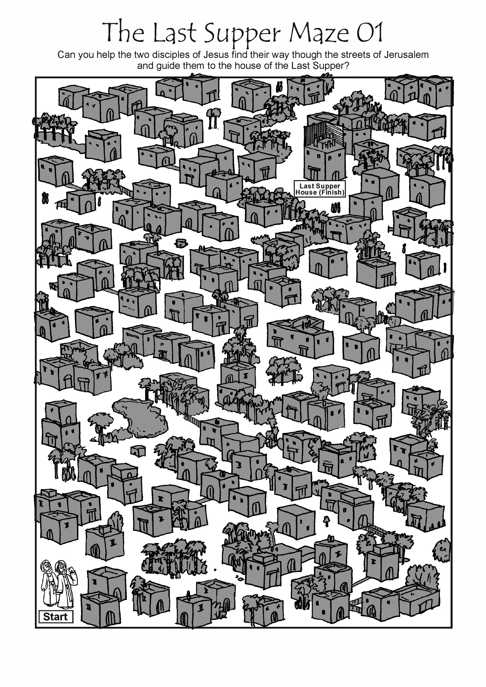 Activity Sheets Index Bible Cartoons