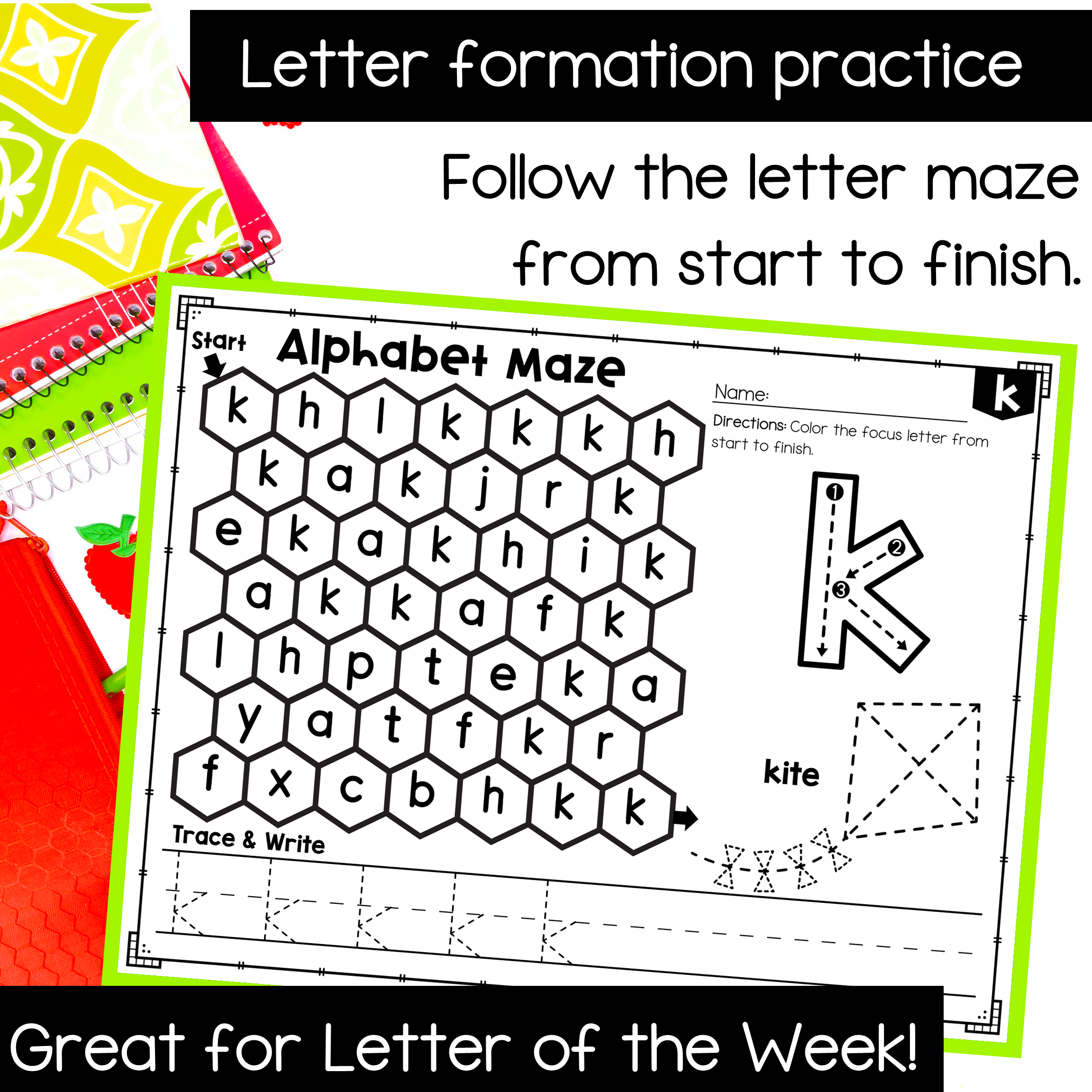 Maze Practice Worksheets