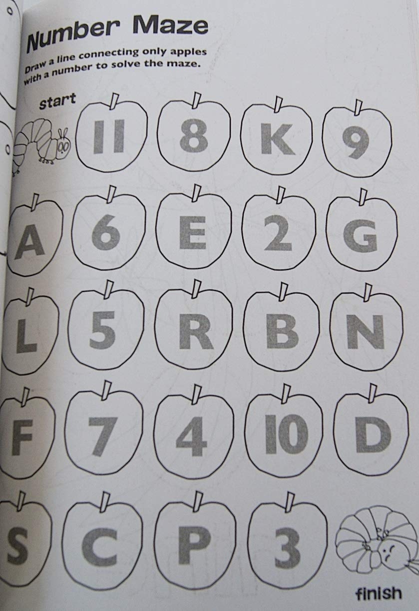 Amazon World Of Eric Carle Numbers Coloring U0026 Activity Book 