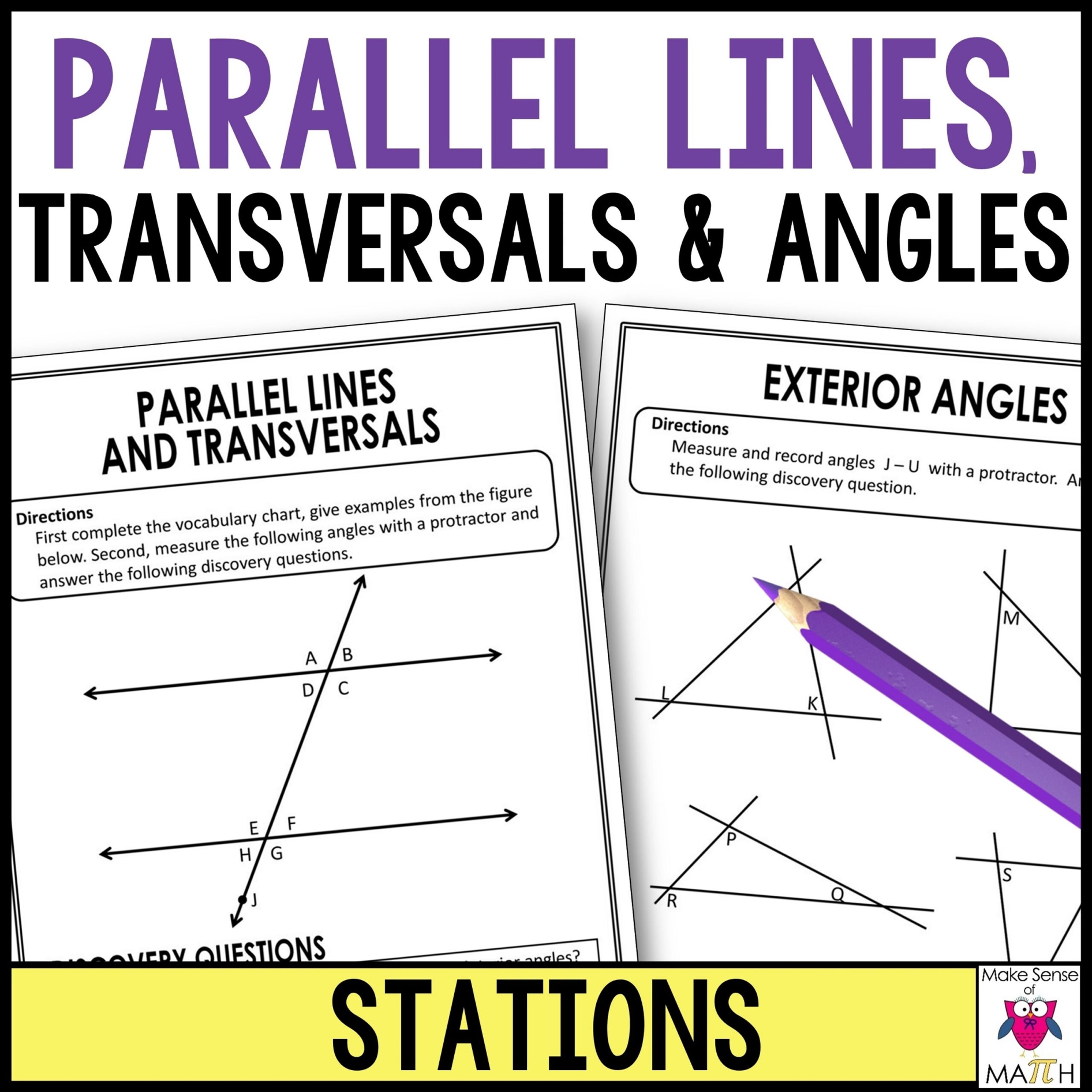 Angles In Parallel Lines Guarantee Year