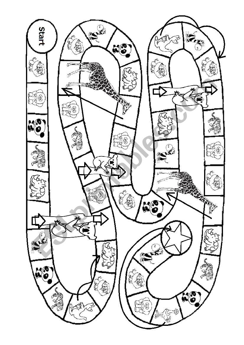 Animal Maze Worksheets