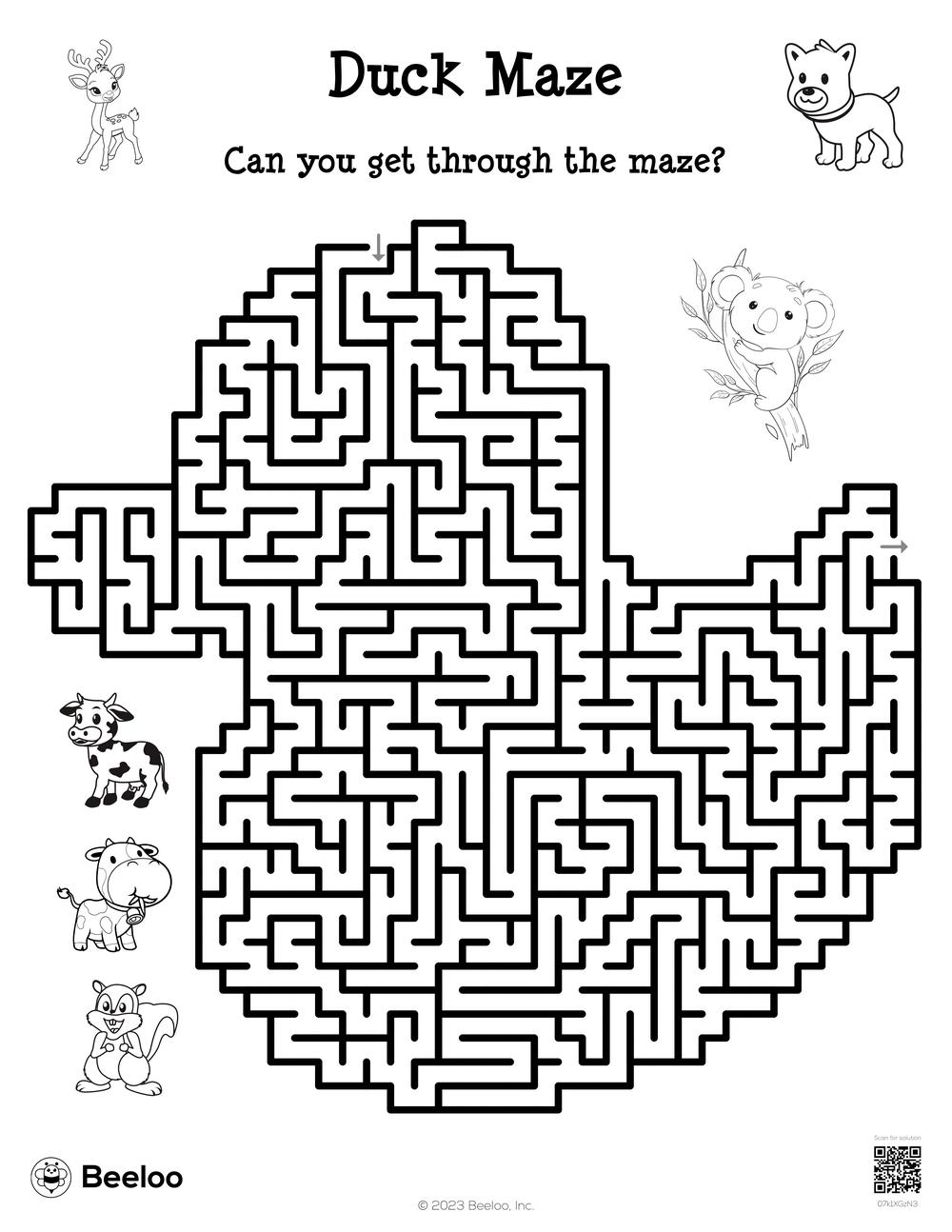 3rd Grade Maze Worksheets