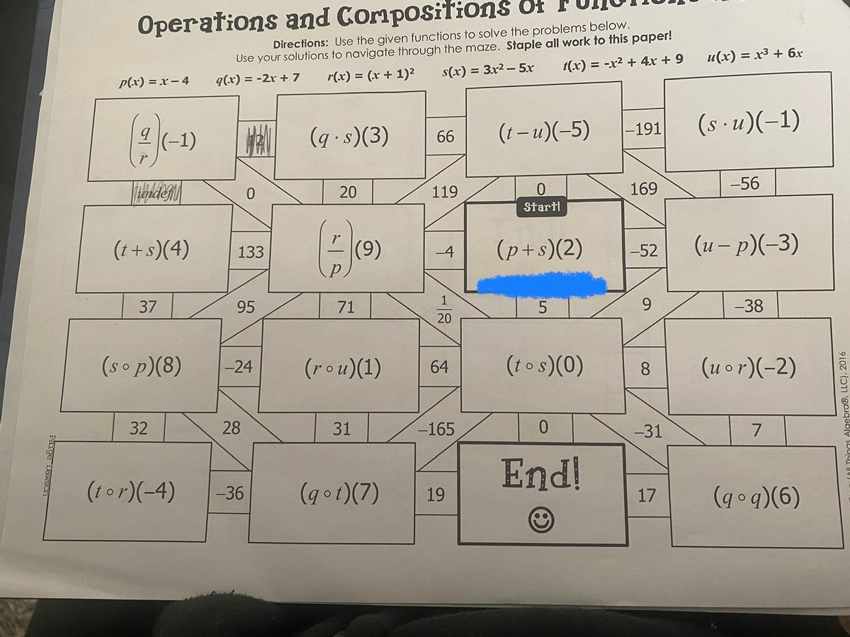 Answered Operations And Compositions Of Directions Use The Given 