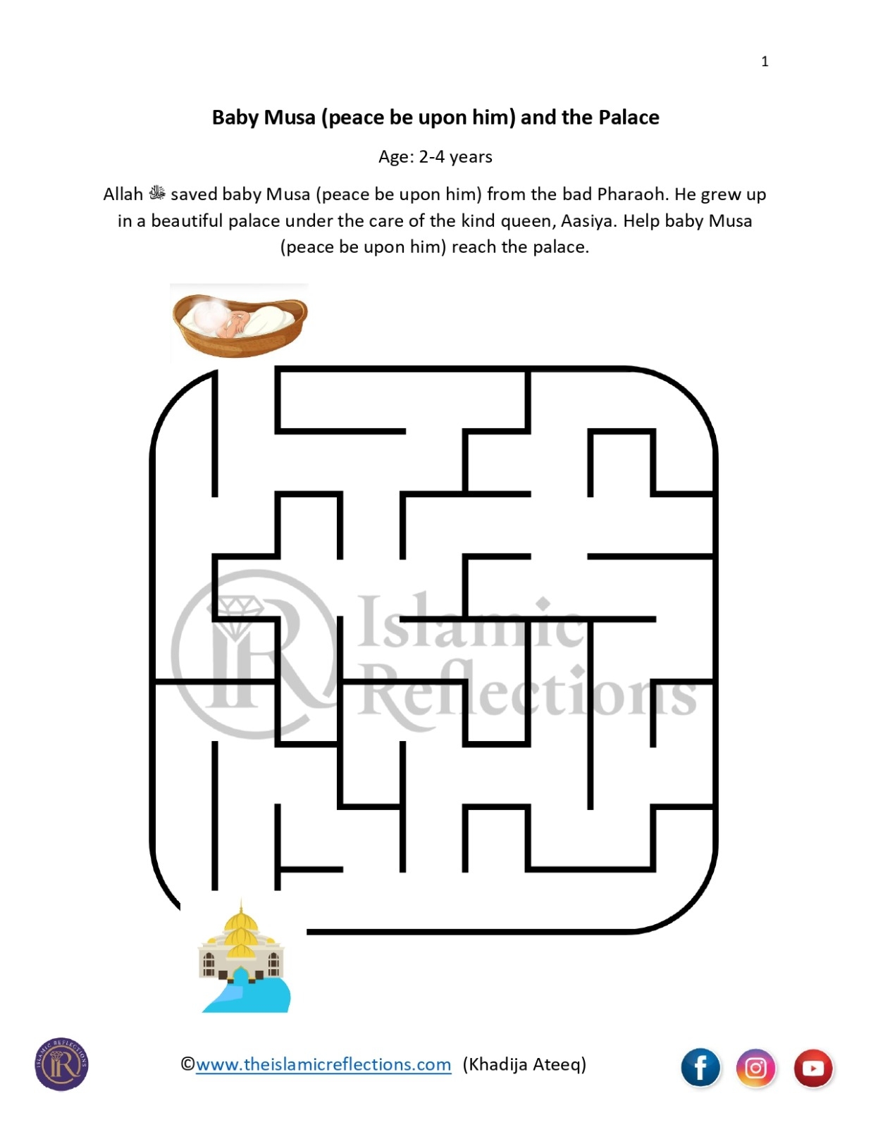 Peace Maze Worksheet