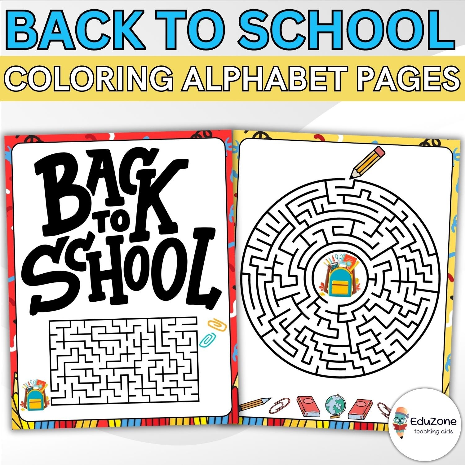 Back To School Mazes A Fun And Creative Way To Improve Problem Solving Skills Made By Teachers