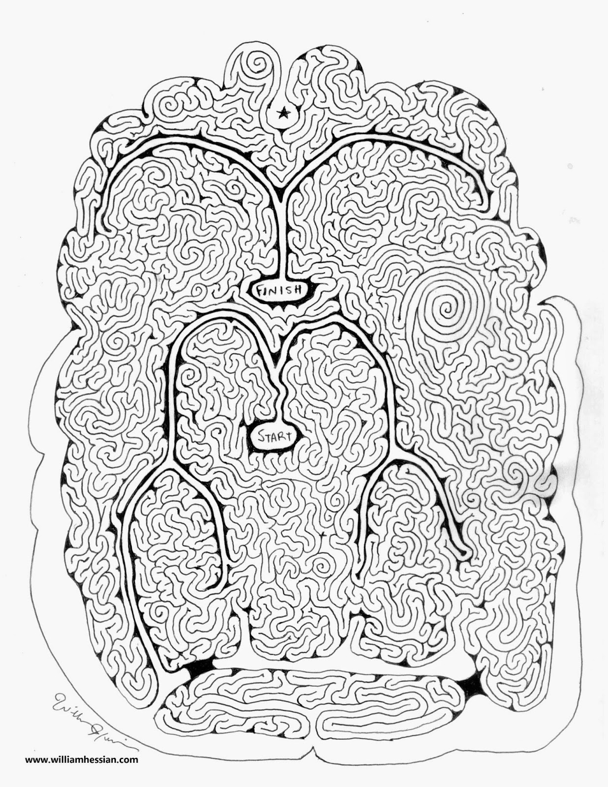 Hard Maze Worksheets