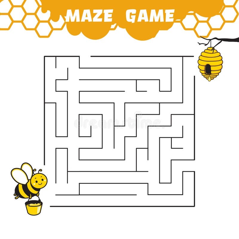 Beehive Maze Stock Illustrations 121 Beehive Maze Stock 