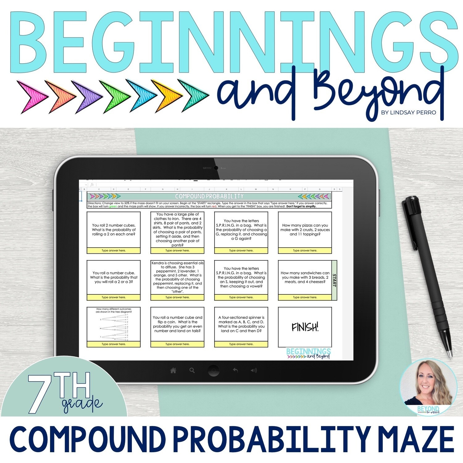Compound Probability Maze Worksheet Answers