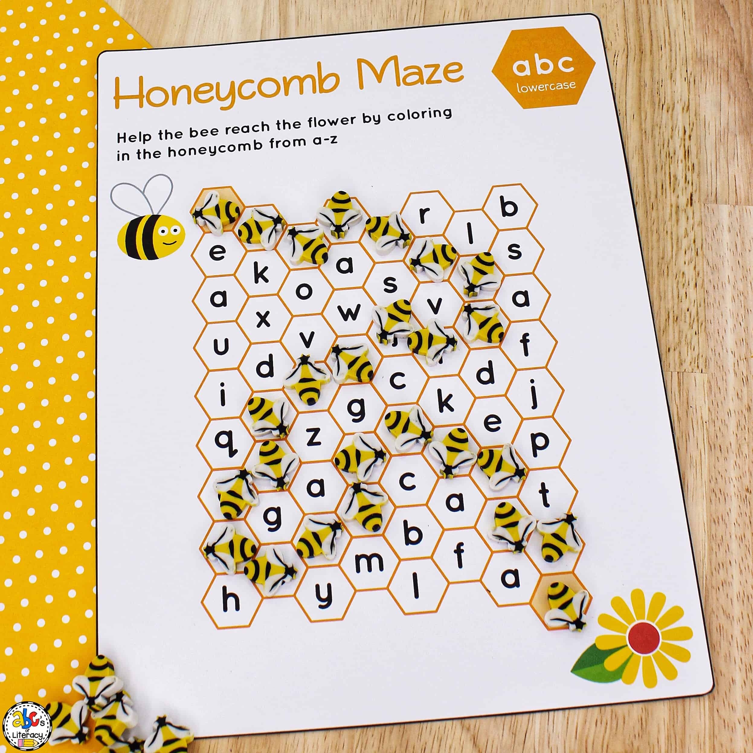 Bumble Bee Maze Worksheets