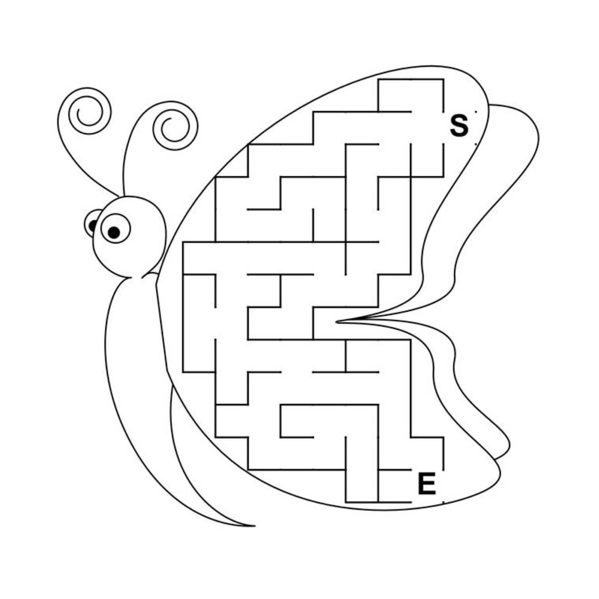 Butterflies Are A maze ing Kindergarten Readiness Mazes 