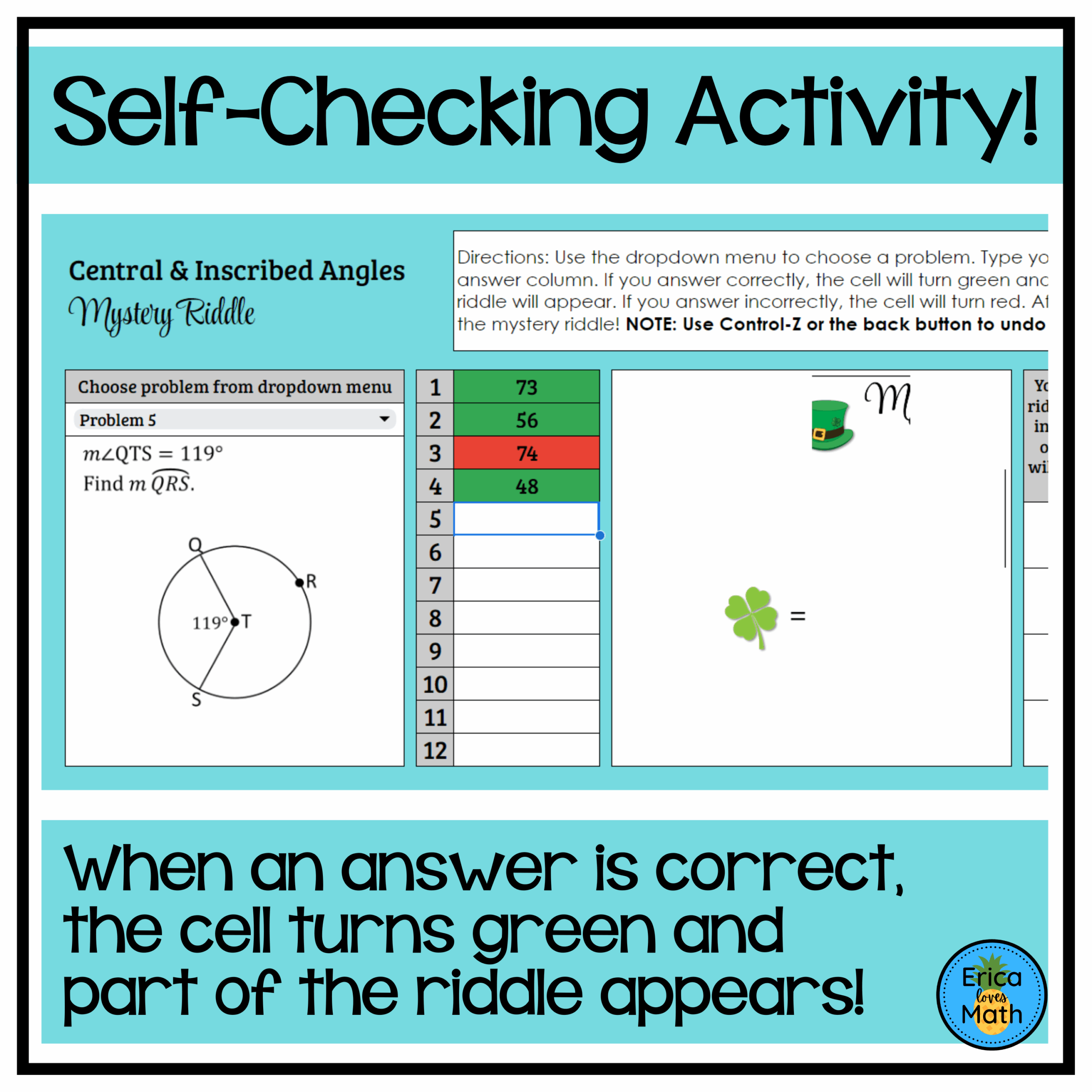 Arcs And Angles Maze Worksheet Answers