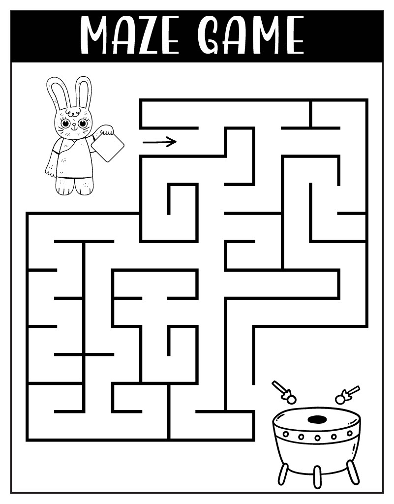 Chinese New Year Worksheets Maze