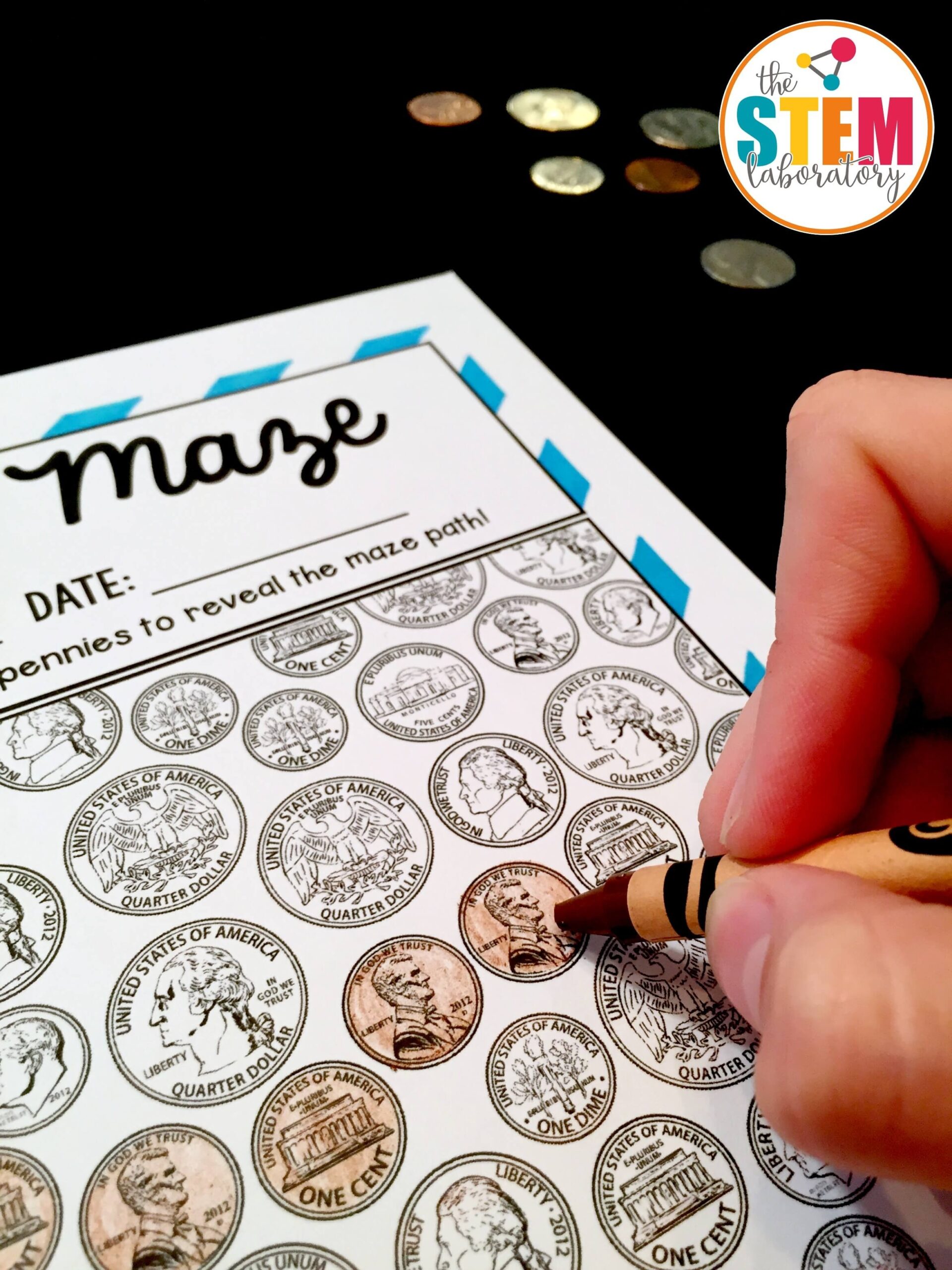 Coin Identification Money Mazes The Stem Laboratory