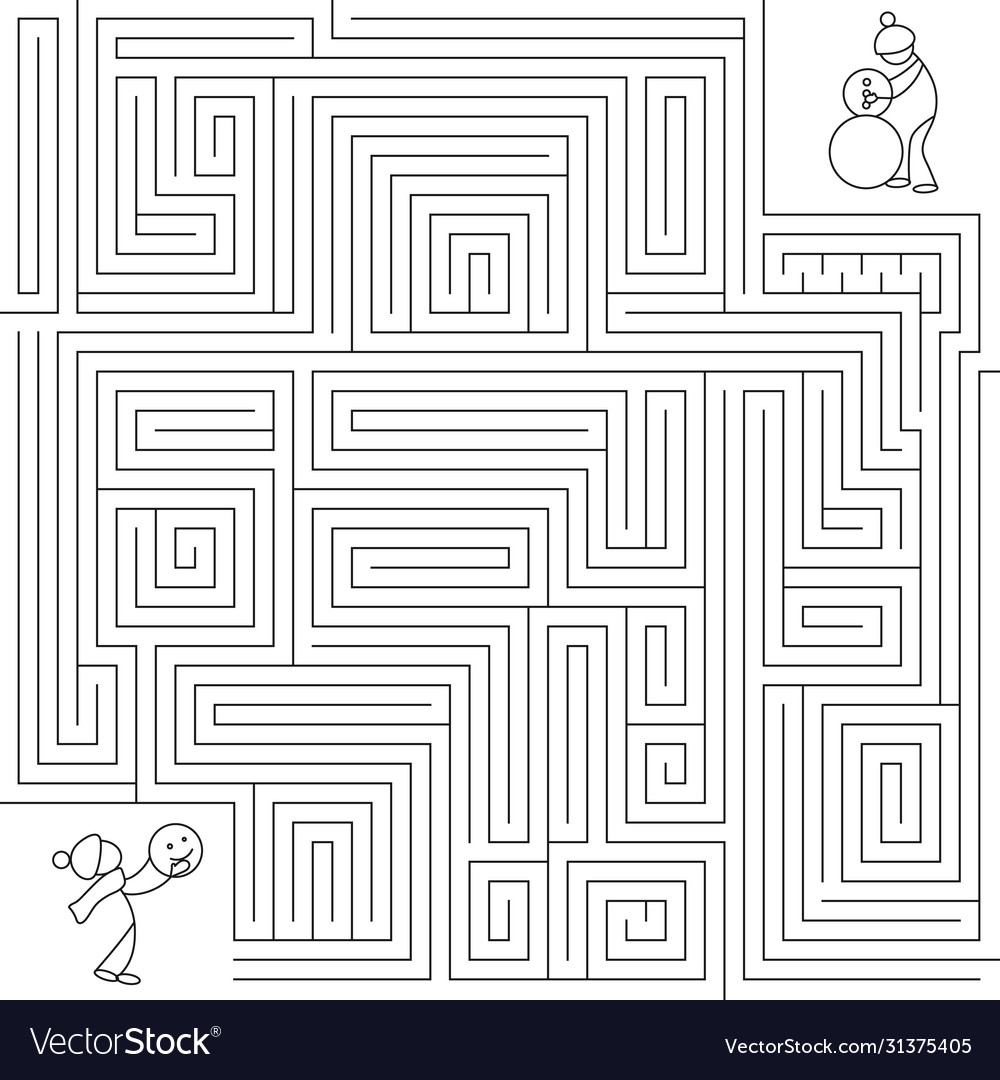 Complex Maze Worksheets
