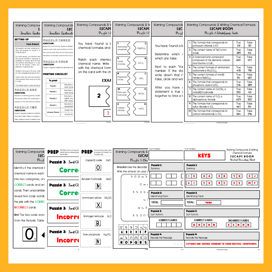 CRUSH SCHOOL Digital Interactive Official Notebook Chemical