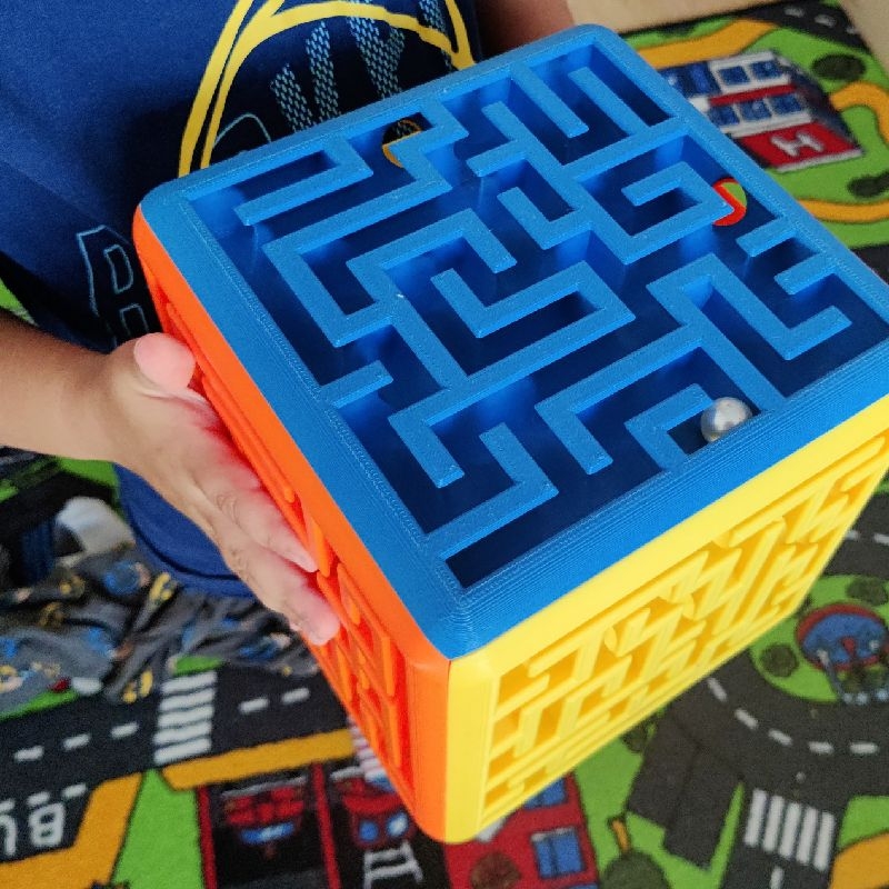 Cube Maze Worksheet