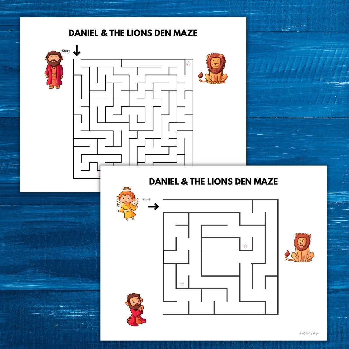 Daniel And The Lions Den Bible Story Daniel And The Lions Den Activities And Games Craft Kids Bible Class Sunday School Lesson Plans Etsy