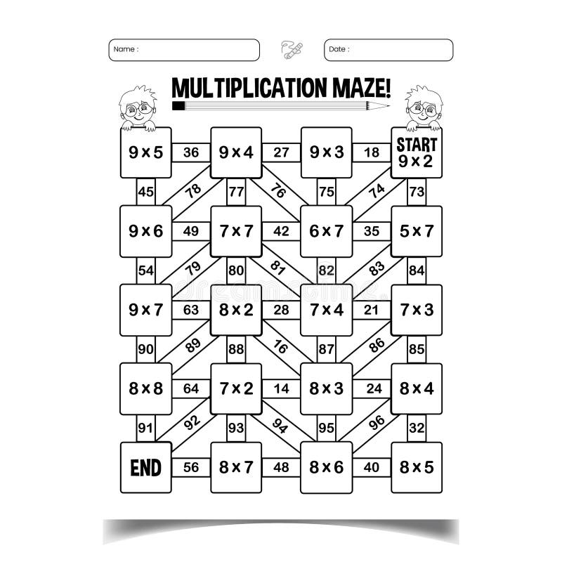 Multiplying Complex Numbers Maze Worksheet