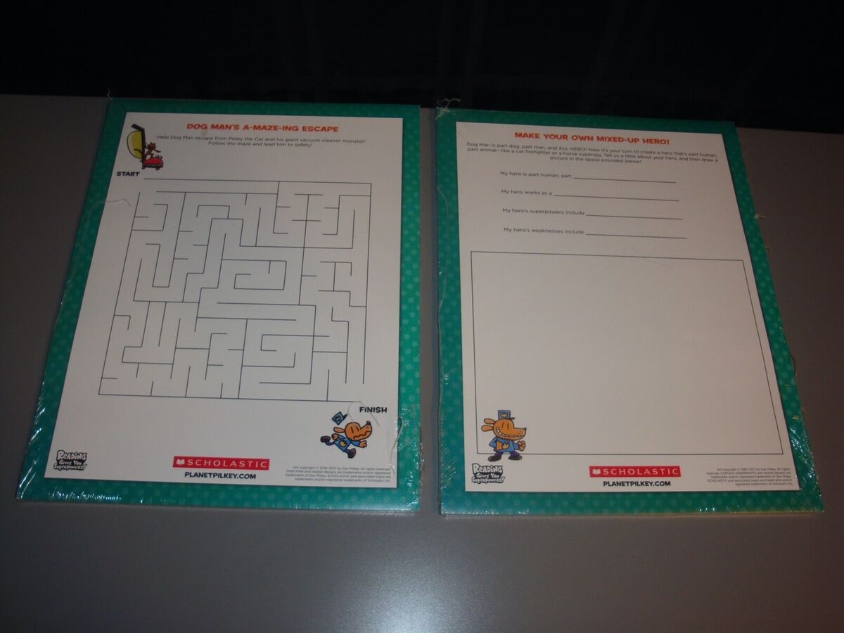 DogMan New Maze U0026 Make Your Own Hero Worksheet GuidedTeacher Class 