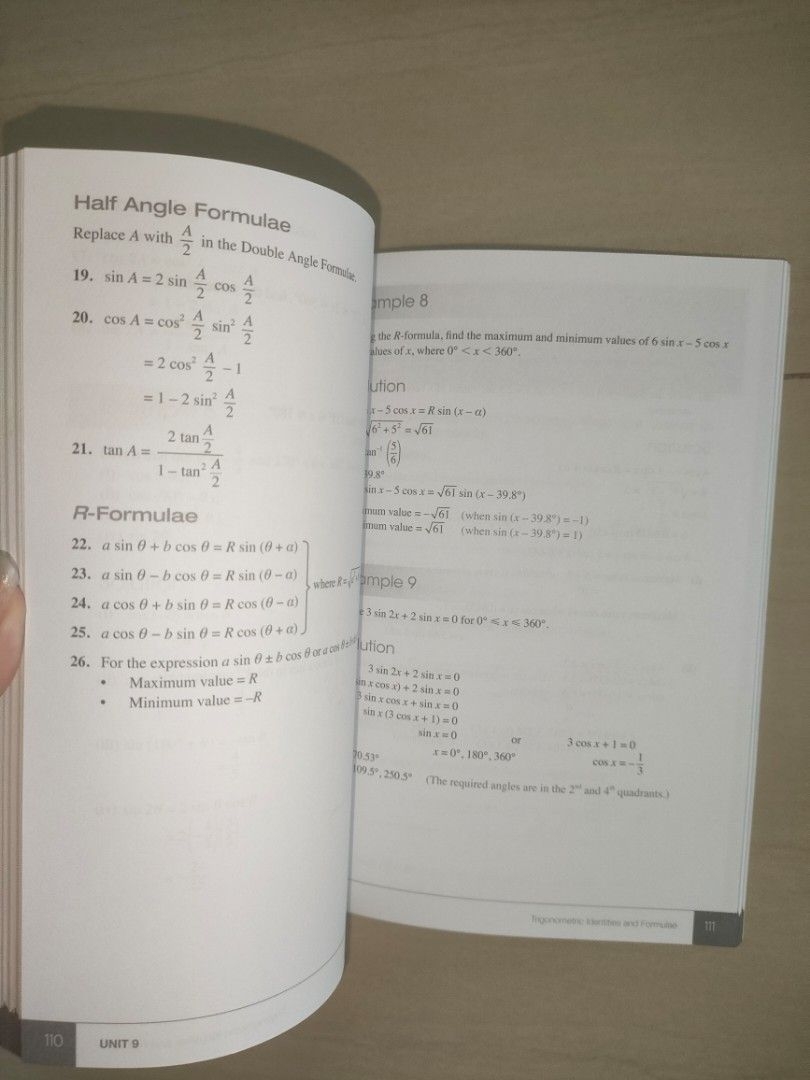 Double And Half Angle Formulas Formulas Double And Half Angle All Functions By We re Bruyn Math 