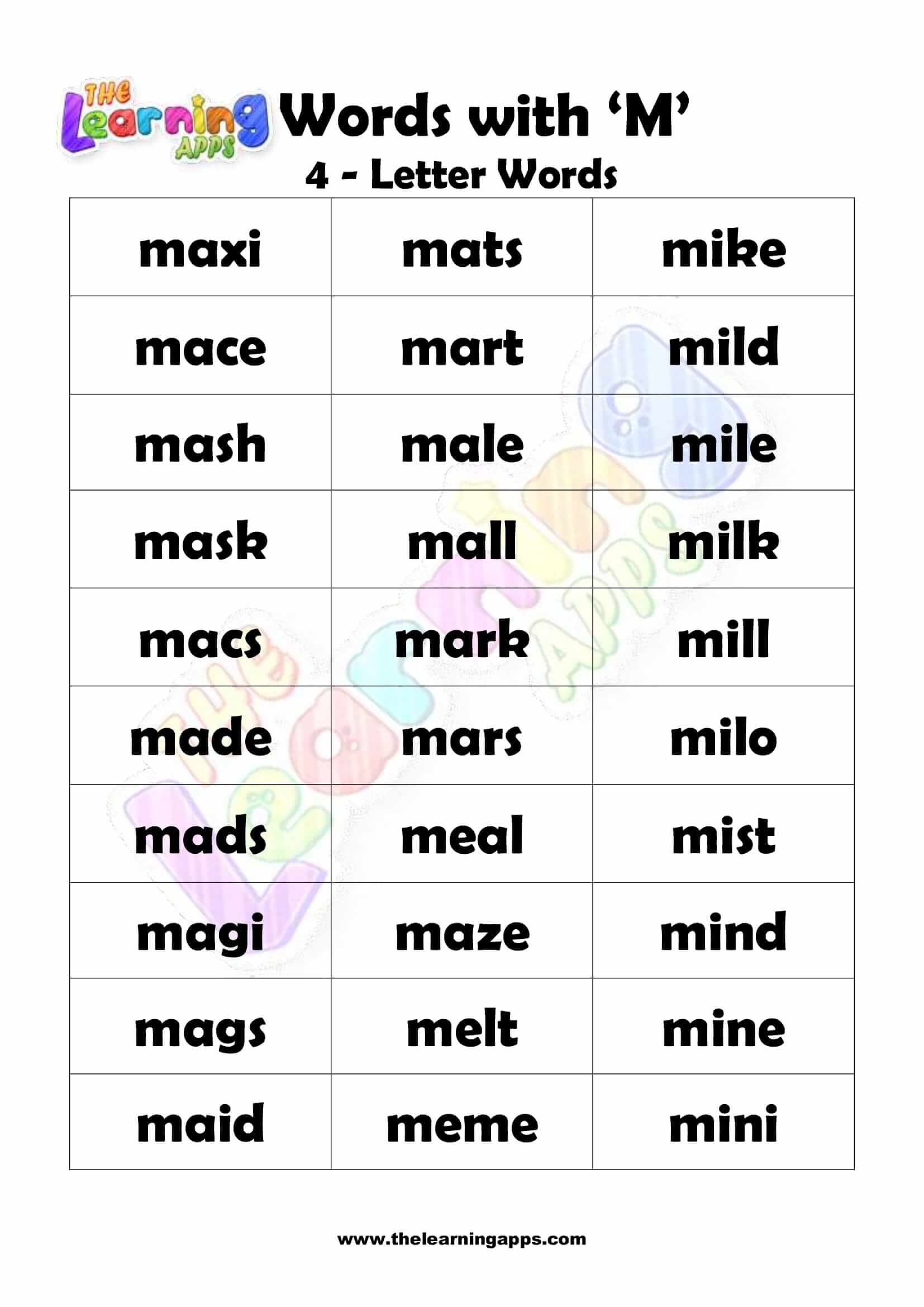 Marrs Maze Of Words Worksheet