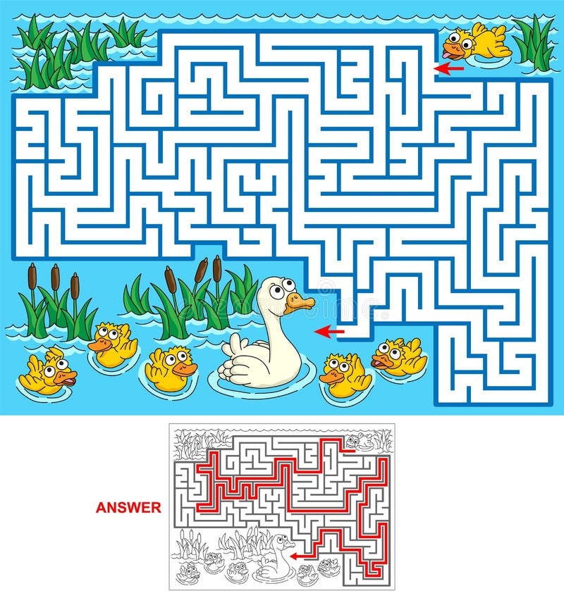 Duck Maze Stock Illustrations 230 Duck Maze Stock Illustrations 