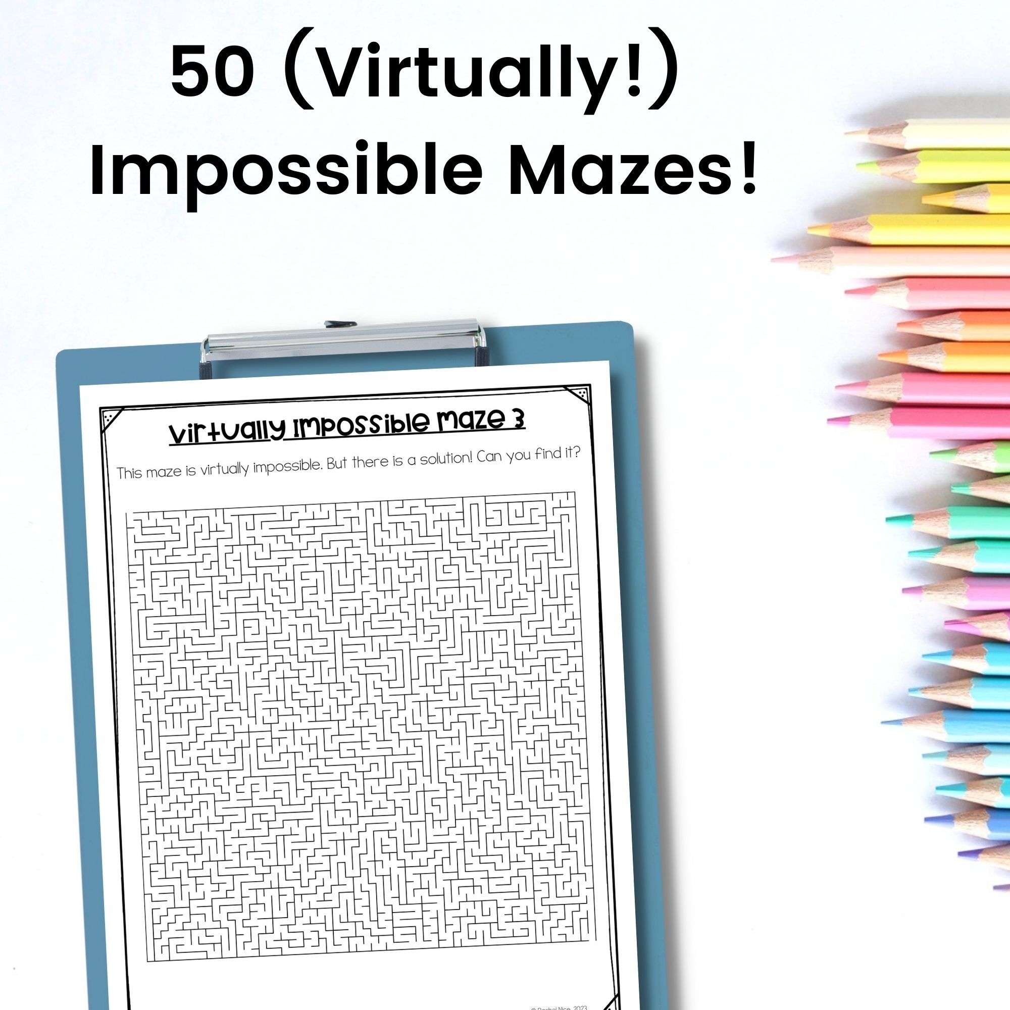 Impossible Maze Worksheet