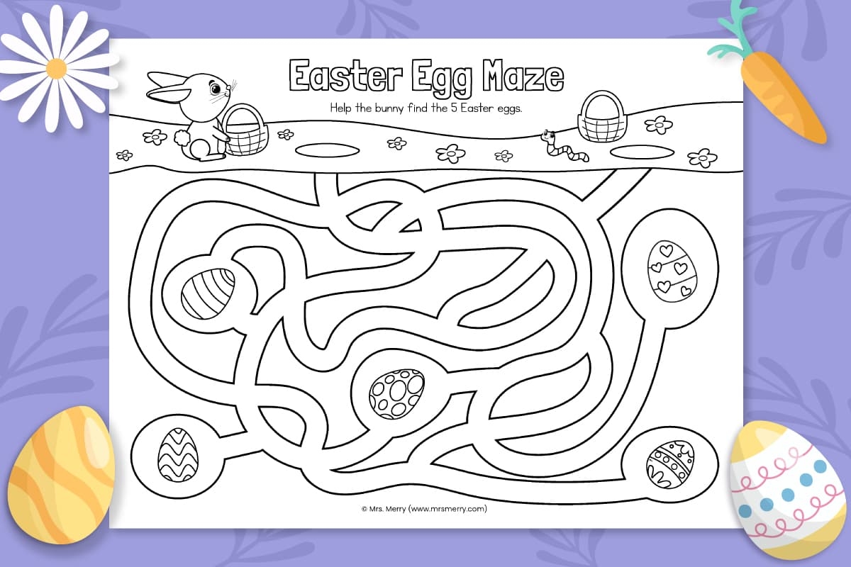 Printable Maze Worksheet