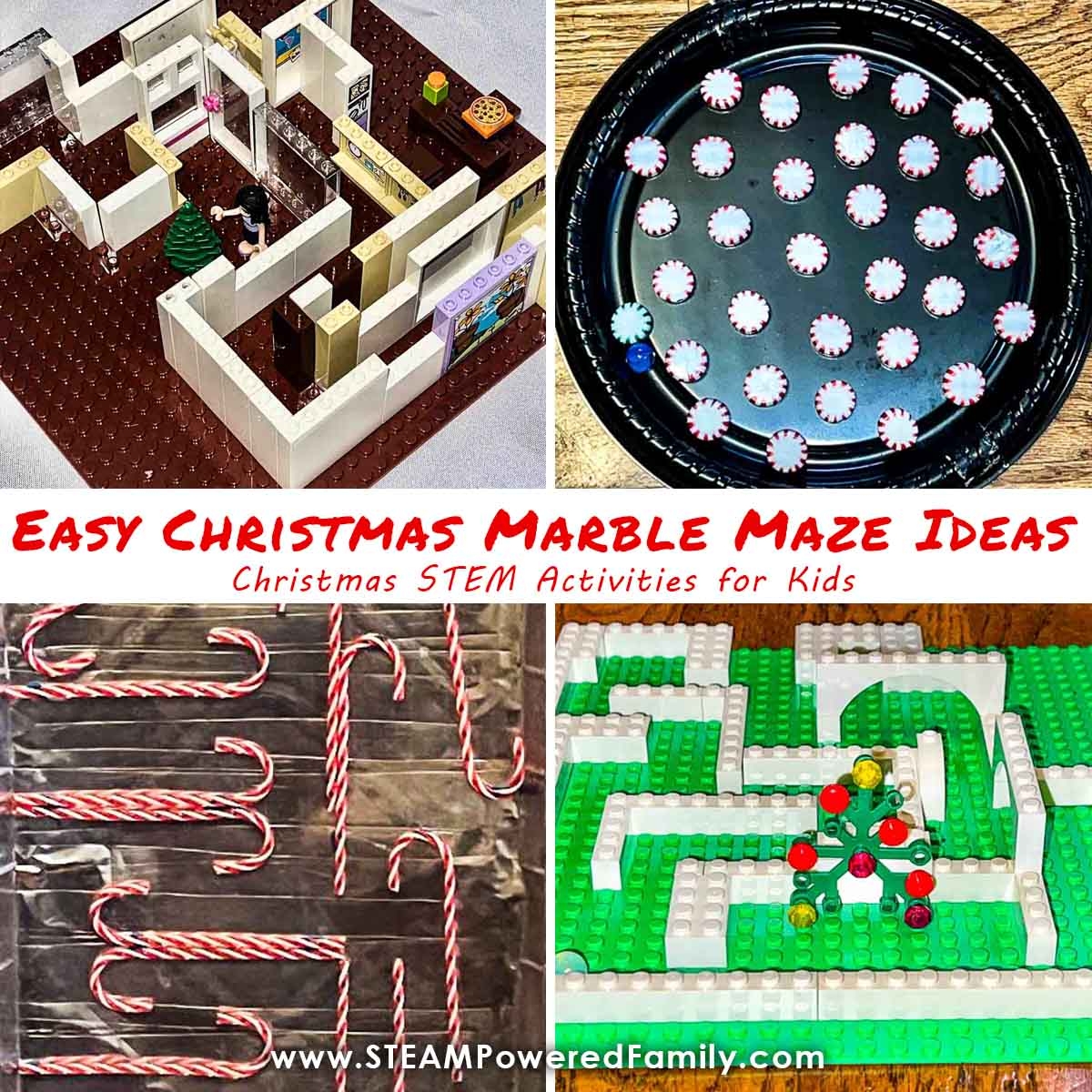 Easy Christmas Marble Run Ideas Festive Christmas STEM Challenges