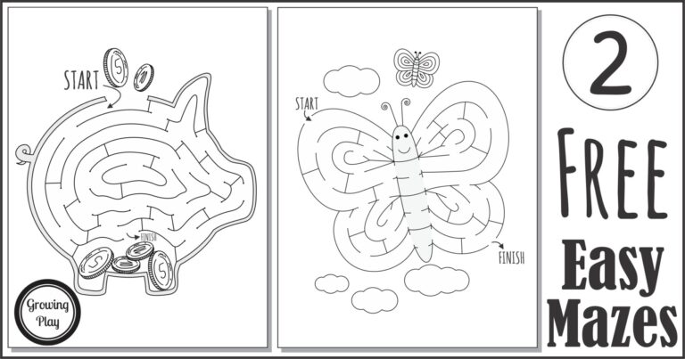 Easy Mazes Freebie Your Therapy Source