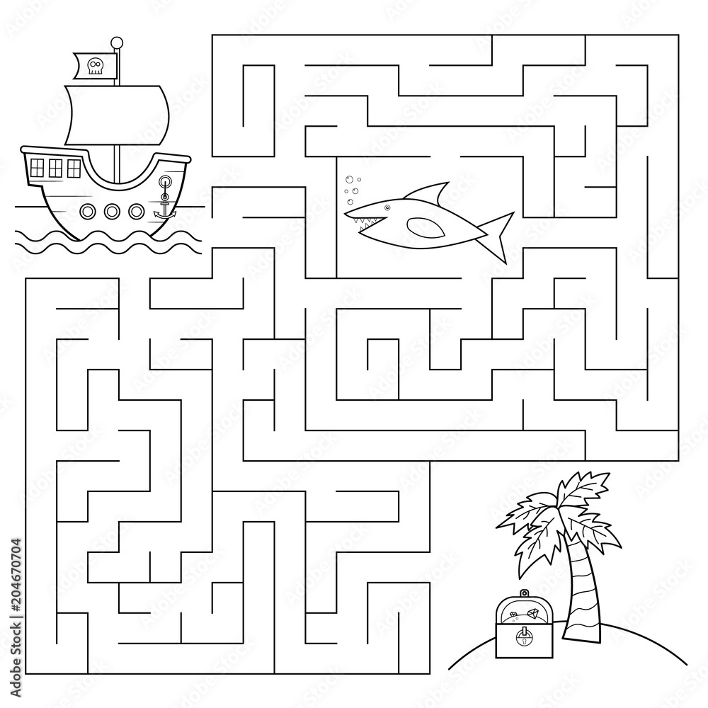 Illinois Maze Worksheet