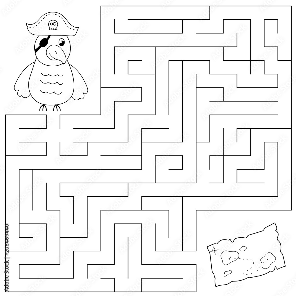 Map Worksheet Maze