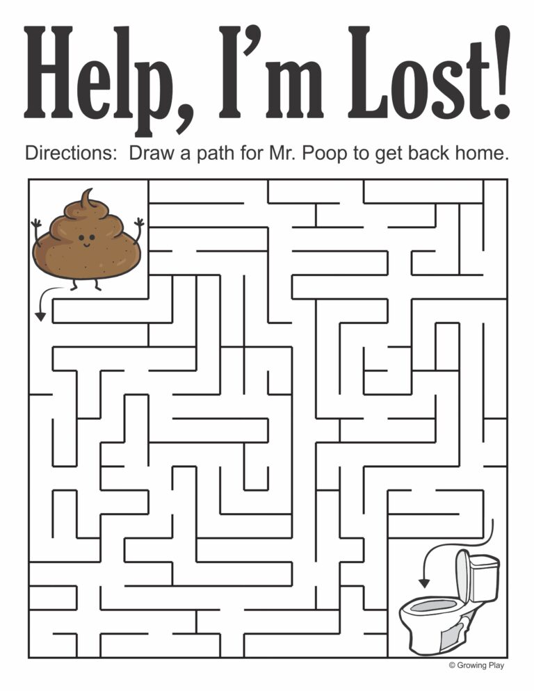 Emoji Funny Maze Free Printable Growing Play