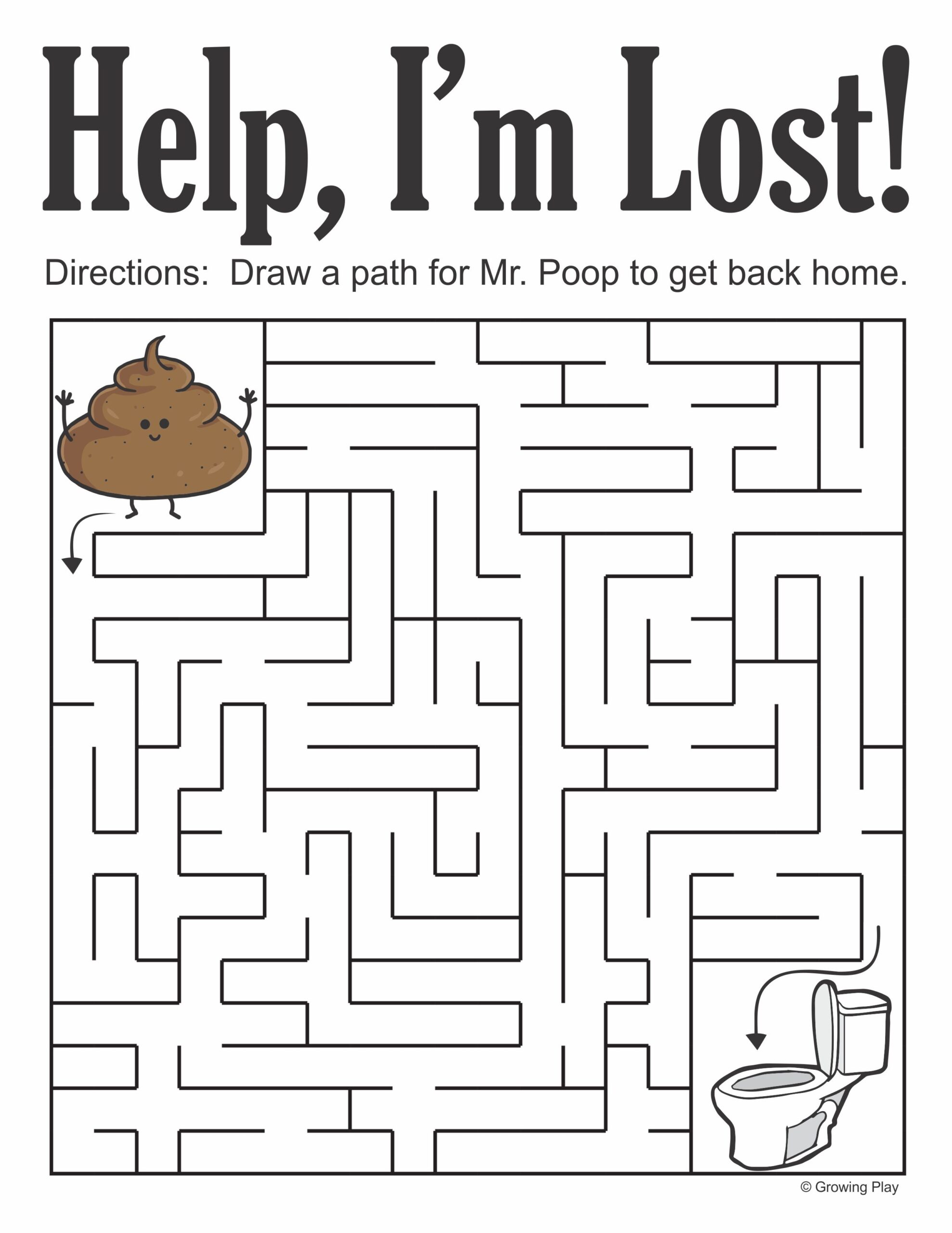 Emoji Funny Maze Free Printable Growing Play