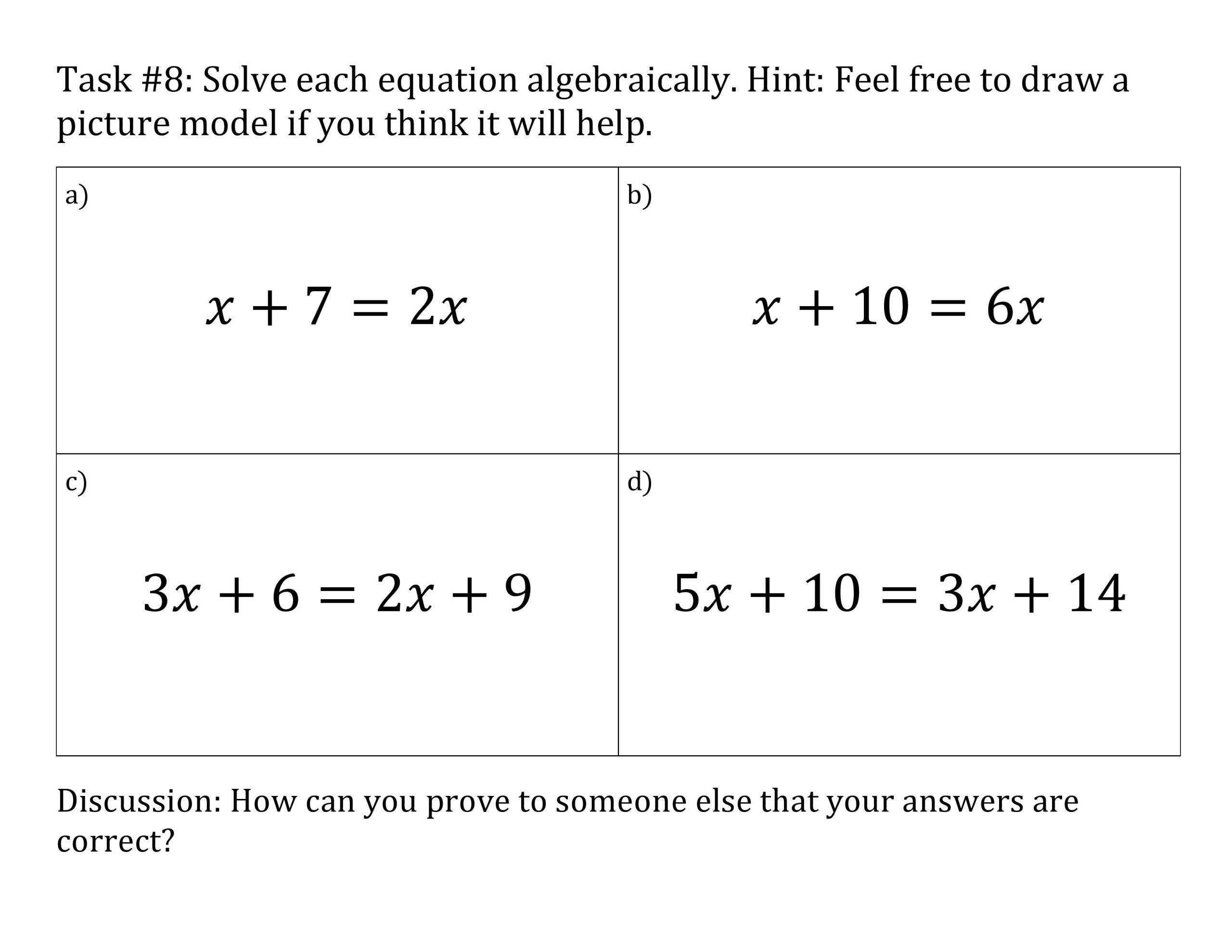 Equations With Anxous Variables