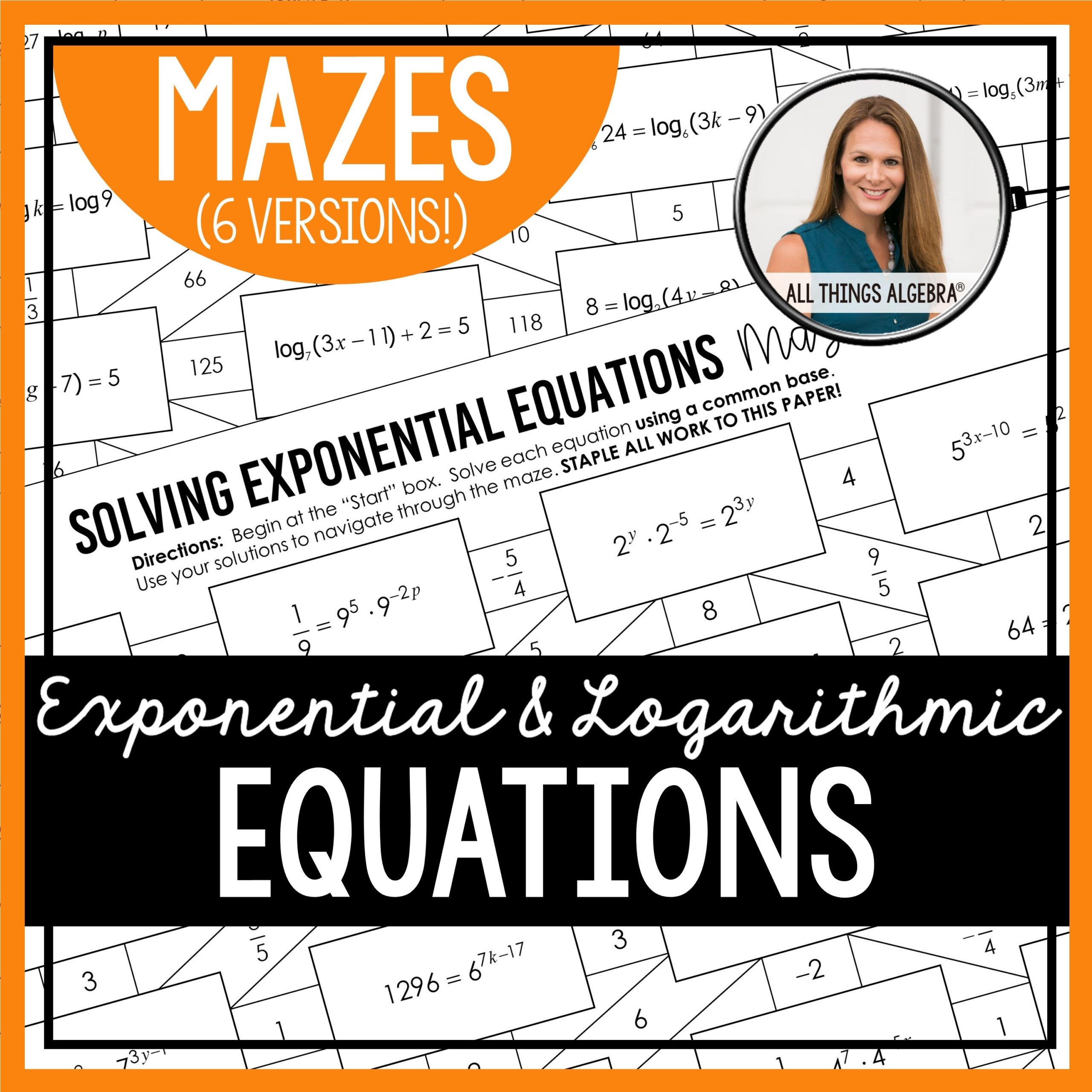 Solving Equations Maze Worksheet Answer Key