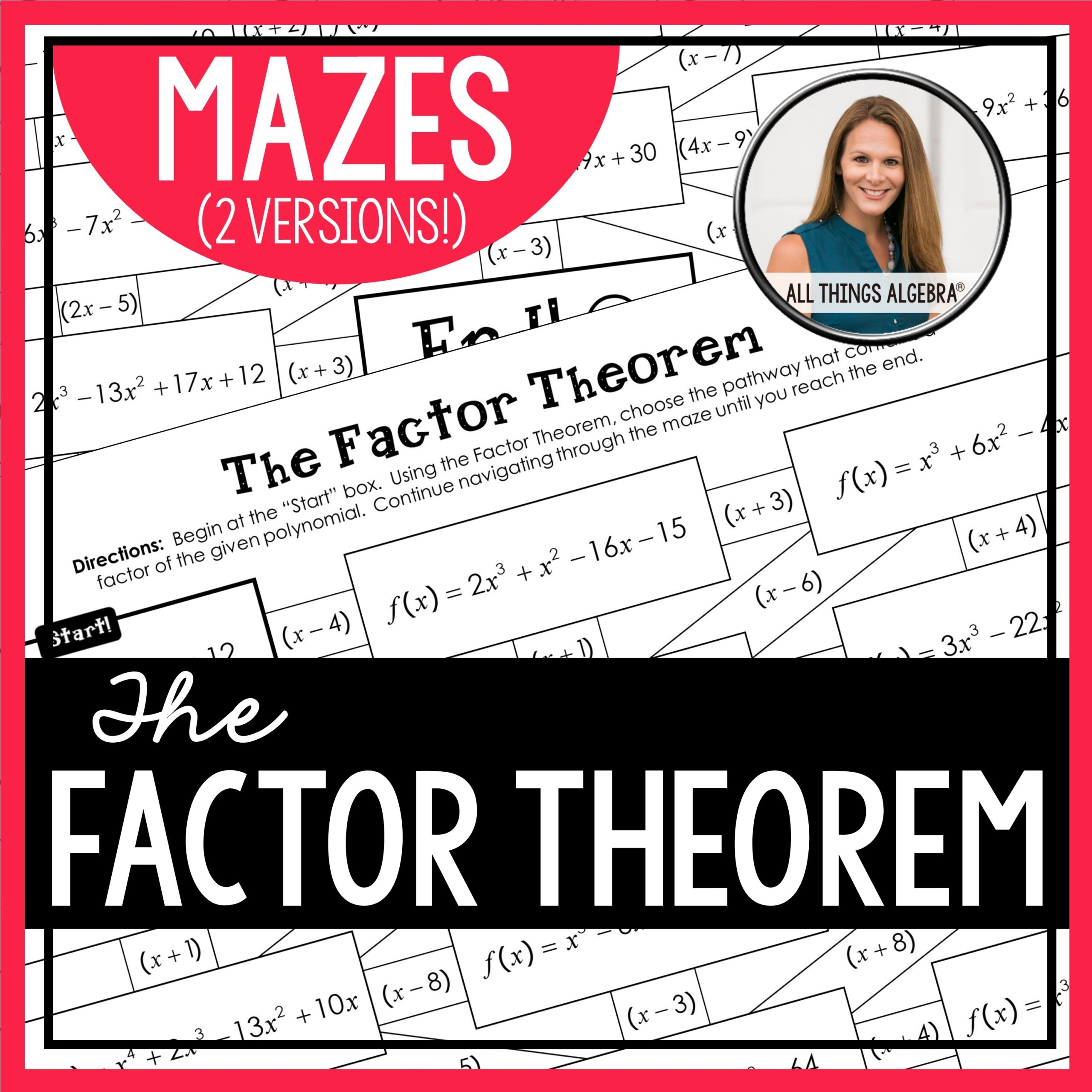 Factor Theorem Mazes