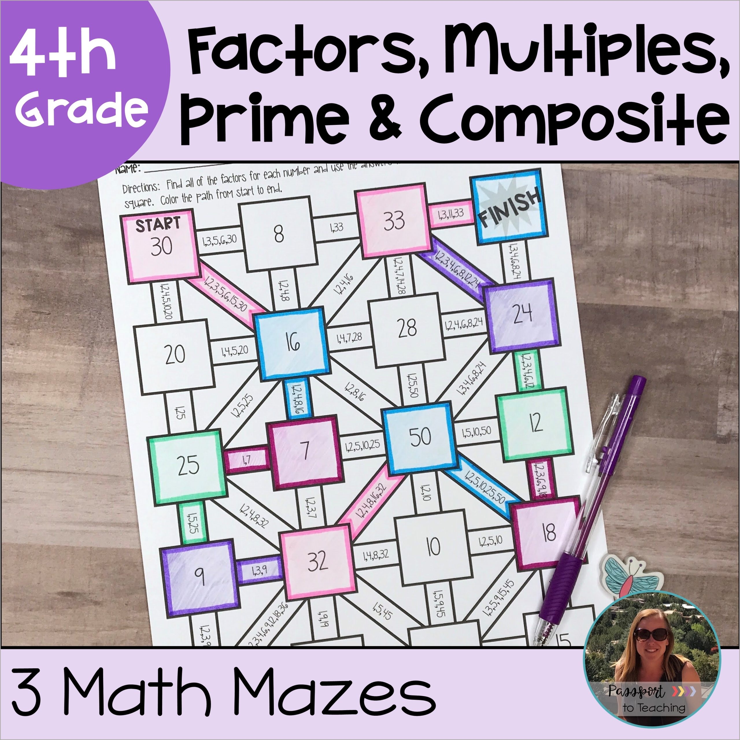 Maze Worksheets For Grade 4 Fall