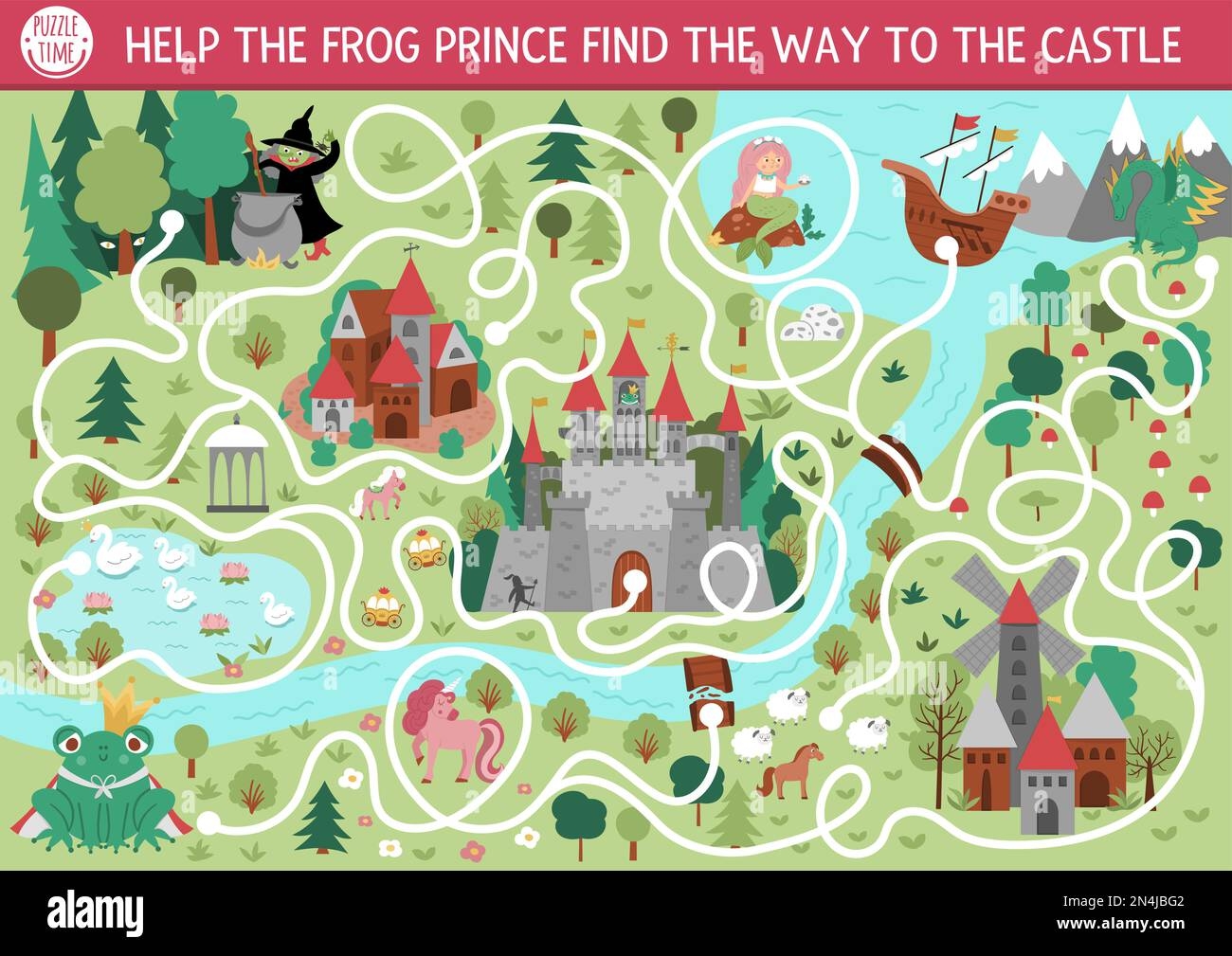 Mazes Of Maps For Kindergarten Worksheets