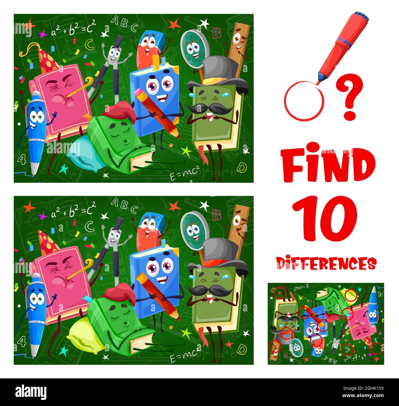 Maze Fun Find The Difference Worksheet