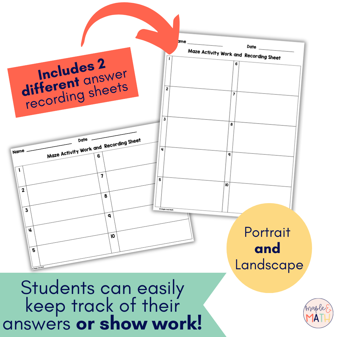 Finding Square Roots Maze Activity Worksheet 8th Grade Classful