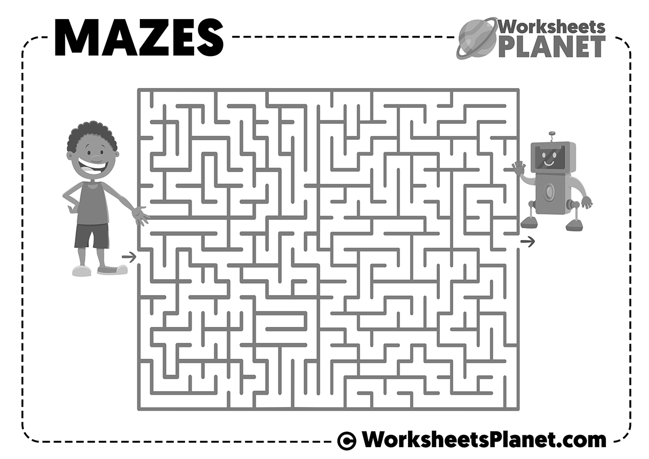 Free Easy Printable Mazes For Kids Download The FREE PACK