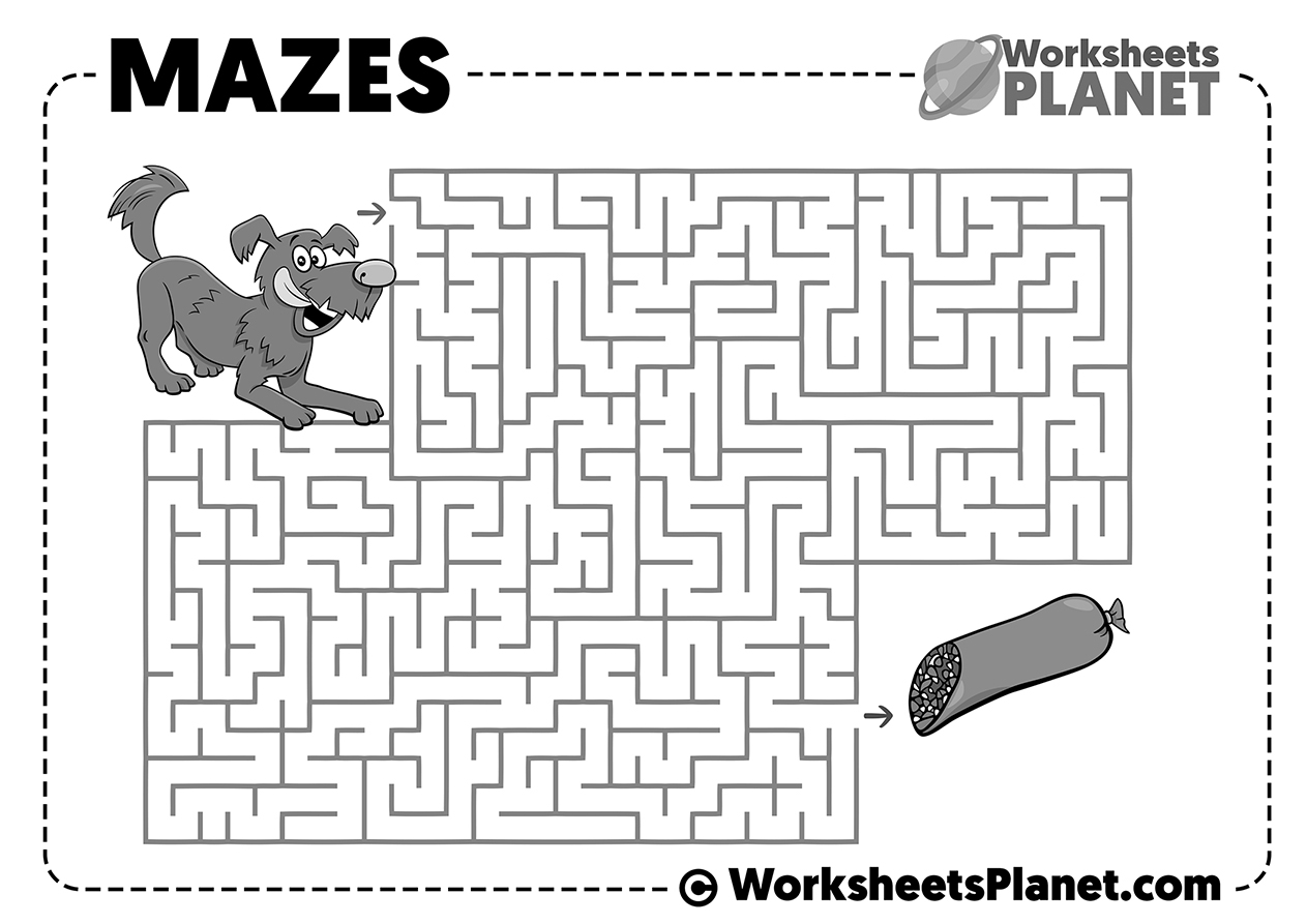 Free Easy Printable Mazes For Kids Download The FREE PACK