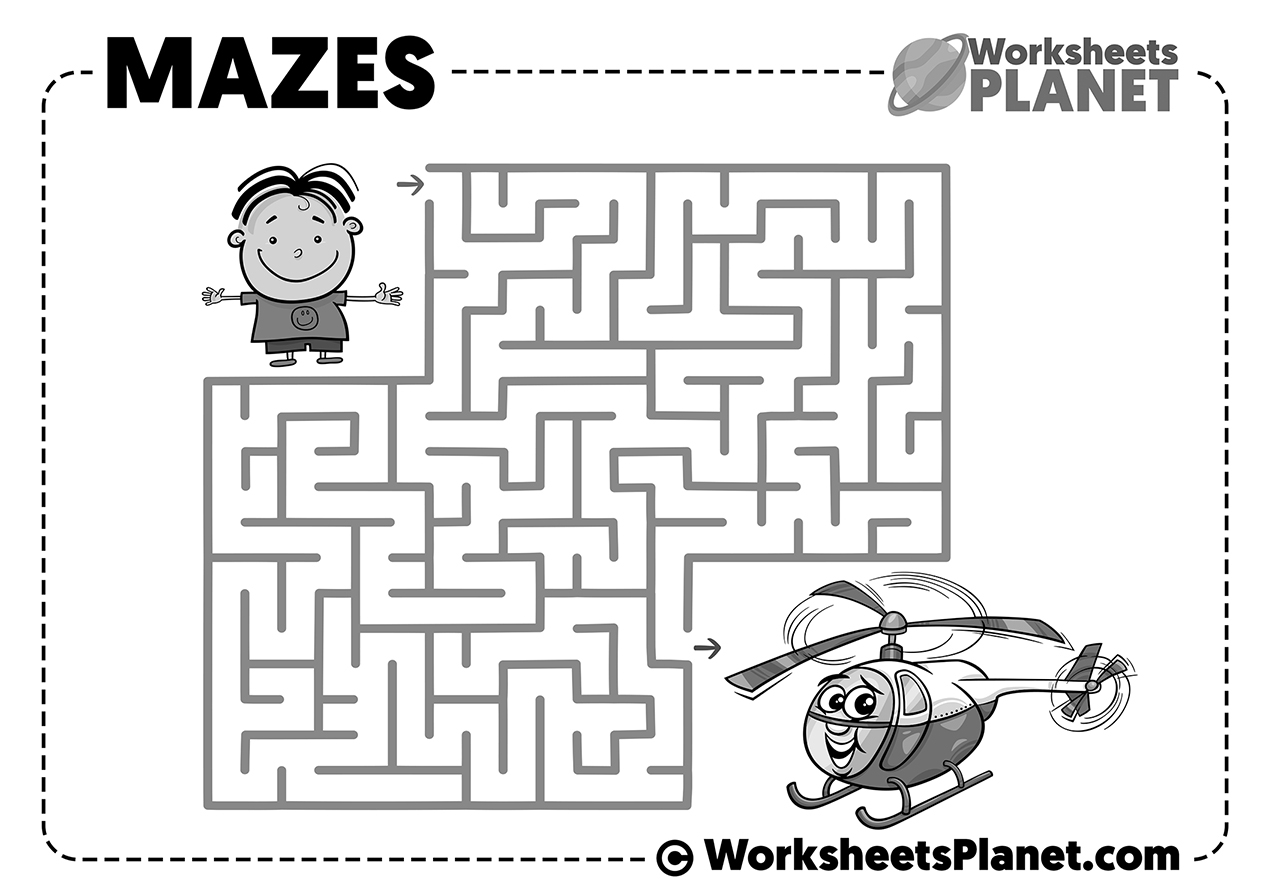 Free Easy Printable Mazes For Kids Download The FREE PACK