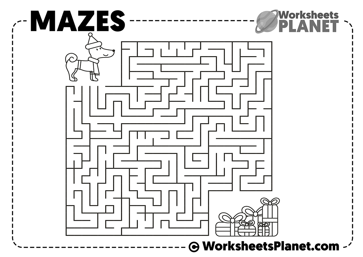 4th Grade Maze Worksheets
