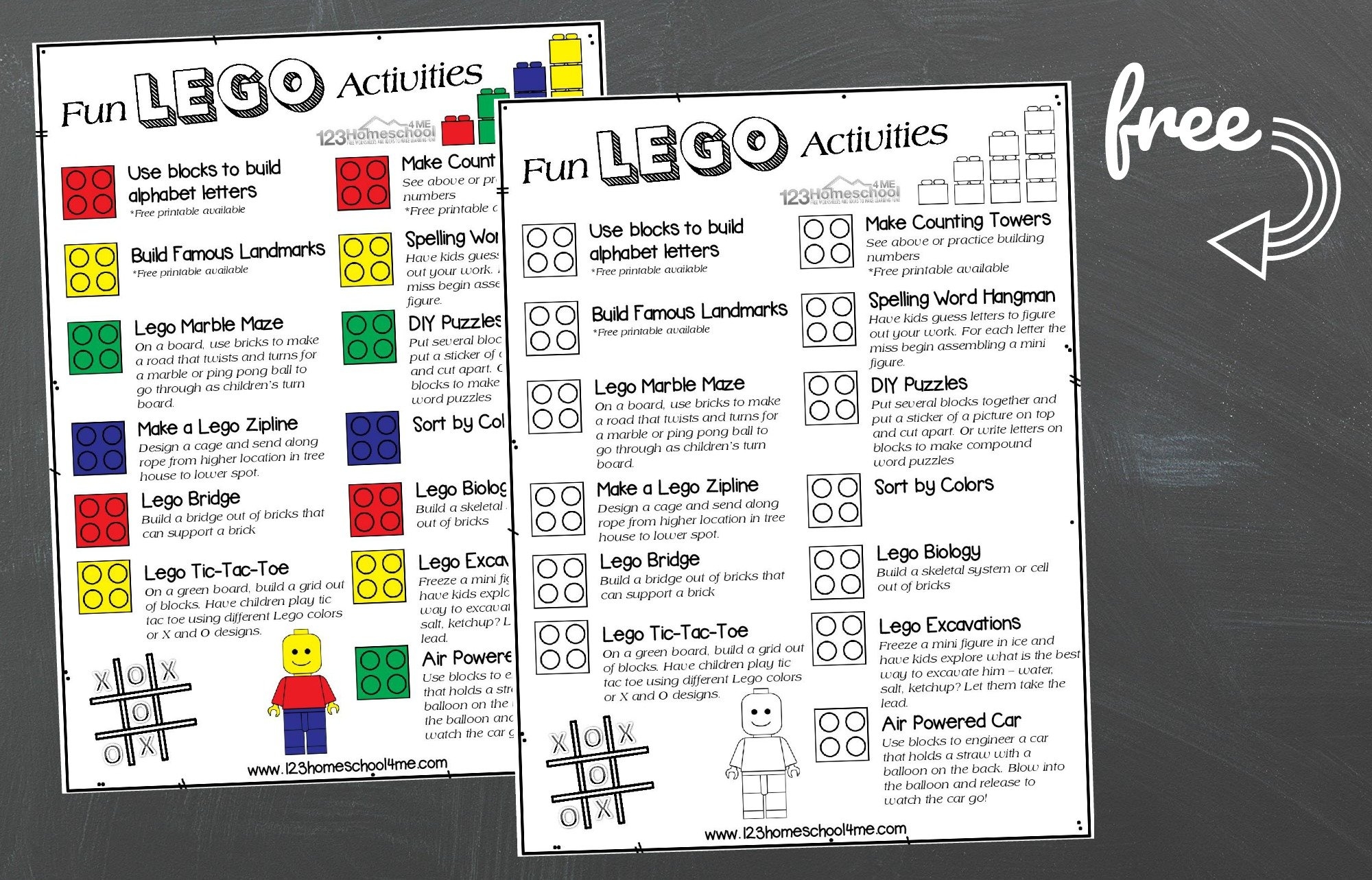 Lego Maze Worksheet