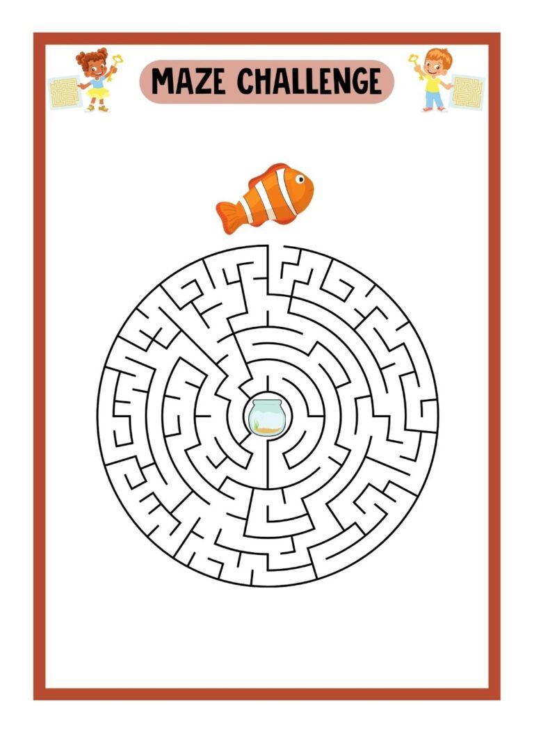 Free MAZE Puzzles For Download Printable PDF